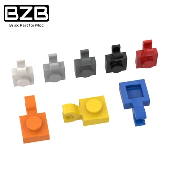 BZB MOC 61252 1x1 do Único-lado Longitudinal da Placa do Clipe de High-tech Modelo de Bloco de Construção Crianças Criativas DIY Tijolo Peças de Brinquedo de Presente