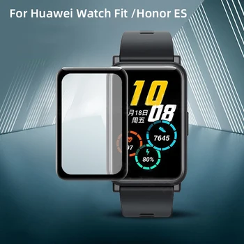 Capa Para Huawei Assistir Fit / Honra Assistir ES Protetor da Tela o Caso 3D flexível Smart Watch Suave Película Protetora