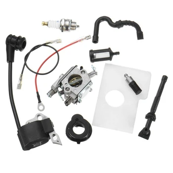 Carburador motor Bobina de Ignição Kit de Vedação Para a STIHL moto-Serra 017 018 MS170 MS180 Serra de Cadeia Peças de Reposição