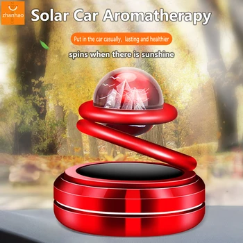 Carro Ambientador Solar com Rotação de 360° Fragrância Duradoura Auto Acessórios de Decoração de Interiores dos Homens E das Mulheres Difusor de Perfume