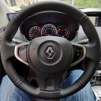 Carro personalizado Volante Trança Cobrir 100% Apto Para o Renault Koleos 2009-2014 Samsung QM5 Auto Acessórios de decoração Assistida Envoltório