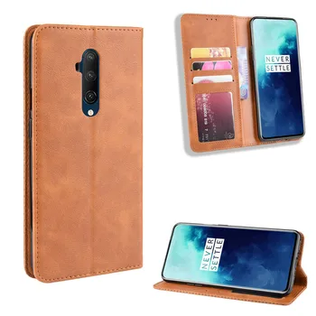 Caso Oneplus Nord CE 5G 9 8 7T Pro 7, 5T 6 6 3T N100 N200 PU Carteira de Couro Flip Cover Vintage Ímã Telefone Shell Voor Coque
