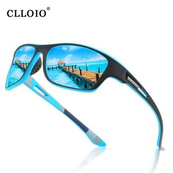 CLLOIO Novos Óculos Polarizados para Homens Mulheres Condução Tons de Óculos de Sol Desportos de Exterior à prova de Vento de Areia de Óculos de proteção UV400 Anti-Reflexo