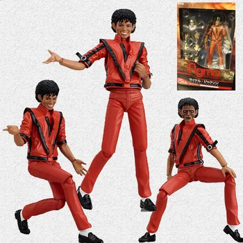 Clássico de Michael Jackson Ação MJ Thriller de Ação Figura Figma 096 Brinquedos de Presente de Natal Personagem Papel