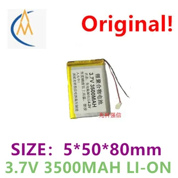comprar mais barato 3.7 V bateria de lítio do polímero 055080 3500mah GPS walkie talkie / equipamentos / micro com placa de proteção contra