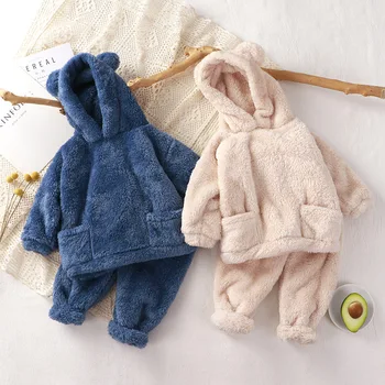 Crianças de Pijama Conjunto de Outono/inverno Suportar Conjuntos de Vestuário Para Meninos Meninas Pijamas para Crianças em Geral Bebê Pijamas, Roupas de Criança