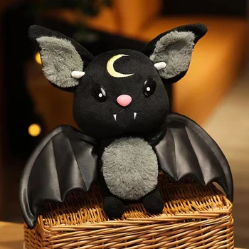 Criativo Bichos De Pelúcia Bonecas Kawaii Escuro Série Morcego-Vampiro Brinquedos De Pelúcia Pouco Engraçado Diabo Boneca Travesseiro Sono Brinquedos Para Kdis Presente