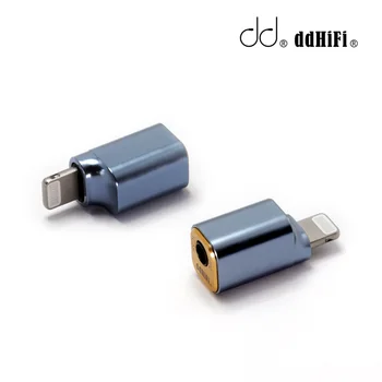 DD ddHiFi Nova Liga de Alumínio TC35i (2021) Raios de 3.5 mm Jack AUX Macho Adaptador de Fone de ouvido para o iOS do iPhone / iPad / iPod Touch