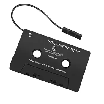 De Cassete Universal compatível com Bluetooth 5.0 Conversor Adaptador de Carro Fita Cassete de Áudio Para Aux de Música Estéreo Mãos-livres Chamando