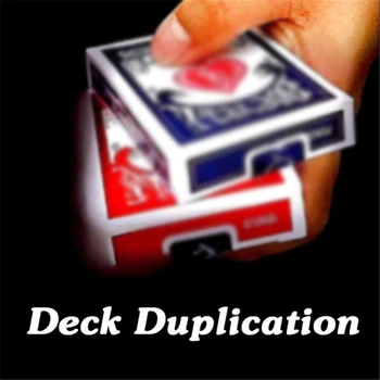 Deck de Duplicação de Perto Truques de Magia Jogando Baralho de cartas de 1 a 2 Mágico de Rua Ilusão Truque de Magia Cartão de Magia Adereços