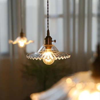 Deyidn de Vidro Moderna do Pendant da Lâmpada LED de Mesa de Jantar com Lustre Interior Criativo de Suspensão de Luz Para Restaurante, Sala de Café-Bar