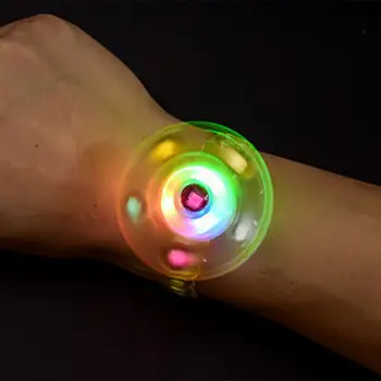Digital Crianças Criativas Luminosa Pião Espiral Twister Pulseira De Relógio De Crianças Relógio De Brinquedo