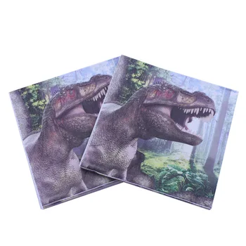 Dinossauros do Jurassic Park Decoração de Festa de Aniversário, placa de copos Crianças guardanapo, Talheres Descartáveis conjunto de Chuveiro de Bebê Menina Partido Supplie