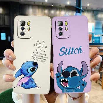 Disney Lilo Stitch Diversão Telefone CaseFor Xiaomi Redmi Nota 11 11 10 10 9 9 9T 8 8 7 5 Pro 4G 5G de Líquidos Doces Cor Shell Fundas