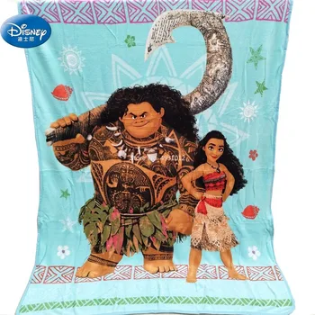 Disney Moana e Maui Menina Cobertores Jogar 117x152cm na Cama/Berço/Sofá para Crianças Cobertor Presente de Aniversário