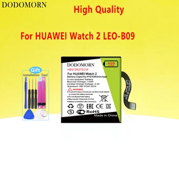 DODOMORN NOVO HB512627ECW Bateria Para HUAWEI assistir 2 LEO-B09 Watch2 SmartWatch +Dom Ferramentas+Número de Rastreamento