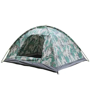 Duplo camuflagem barraca de acampamento ao ar livre portátil rede mosquiteira dossel praia ultralight backpacking carro 1 pessoa de caça