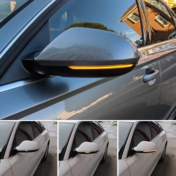 Dynamic LED acende as Luzes de Sinal Espelho Retrovisor Indicador de pisca-Pisca, Repetidor Para o Audi A6 RS6 4G C7 7.5 2012-2018