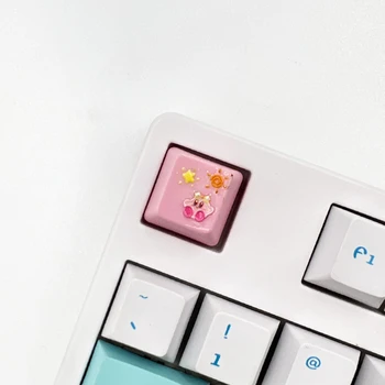 ESC tecla cap-de-Rosa bonito animação teclado mecânico OEM R4 presente personalizado corte transparente personalidade criativa decoração
