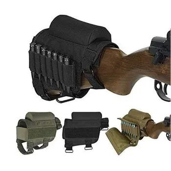 Exterior de apoio táctico bochecha saco de bala saco saco de acessórios 98K CS militar fã de dois-em-um saco de bala portátil arma bunda saco