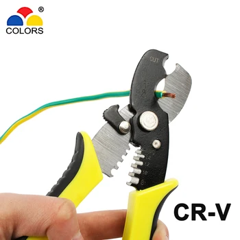 FASEN CR-V Eletricista descascador de fios Canivete Cabo de Cortadores de fio Descascar fio cortador de cabos FERRAMENTA Mão