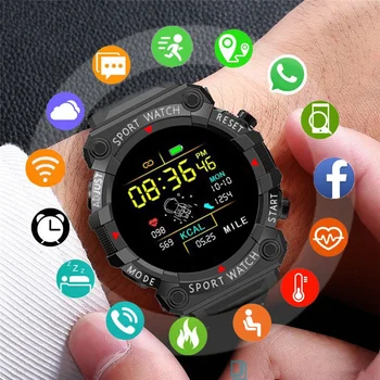 FD68S Novo Smart Relógios de Homens de Mulheres Bluetooth Smartwatch Toque Inteligente Bracelete Pulseira de Fitness Ligado Relógios Para IOS Android