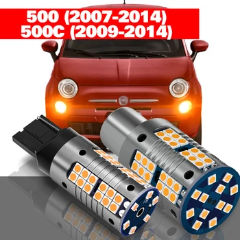 Fiat 500 500 2007 a 2014 Acessórios 2pcs LED pisca 2008 2009 2010 2011 2012 2013