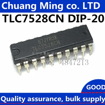 Frete grátis 20pcs/lotes TLC7528 TLC7528CN dip-20 dual-channel de 8 bits digital-para-digital converter Em Stock