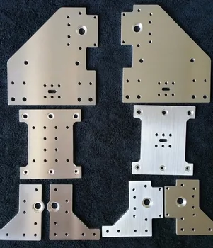Funssor conjunto de 8 Alumínio Pórtico Placas kit para Kyo Esfinge máquina CNC Kyo Esfinge DIY CNC em Chapa de alumínio definir