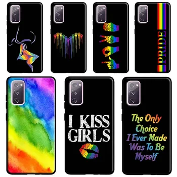 Gays Lésbicas LGBT arco-íris Orgulho de ARTE Case Para Samsung Galaxy S20 FE, S21, S22 Ultra Nota 20 S8 S9 S10 Nota 10, Além da Cobertura de Coque