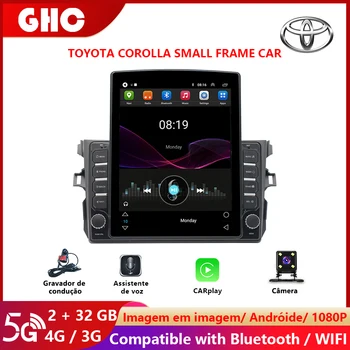 GHC 9,7 Polegadas 2 Din Android 11 DSP Rádio do Carro Para Toyota Corolla 2009 A 2013 de Carro Player de Multimídia de Auto Estéreo GPS DVD Carplay de Áudio