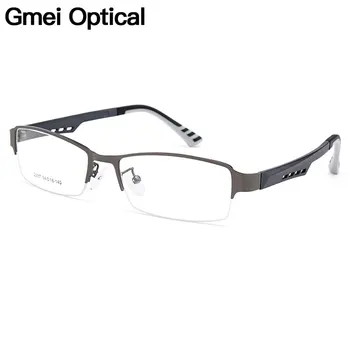 Gmei Óptico Homens de Titânio Liga de Óculos de Moldura para os Homens de Óculos Flexível Templos Pernas IP Eletrodeposição da Liga de Espetáculos Y2387