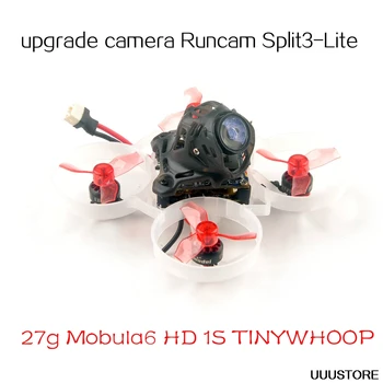 Happymodel Mobula6 HD Runcam Split3-Lite DVR 1080P 65mm Crazybee F4 Lite 1S Grito FPV Racing Drone FRSKY/FLYSKY/TBS FBN Brinquedos de DIY