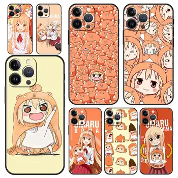 Himouto Umaru-chan Anime Doma Umaru de Luxo Soft Phone Case Para iPhone 13 14 12 11 Pro MAX Mini-XR-X SE XS 7 8 Mais Completa Cobertura