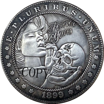 Hobo Níquel 1899-S EUA Morgan MOEDA de Dólar Tipo CÓPIA 178