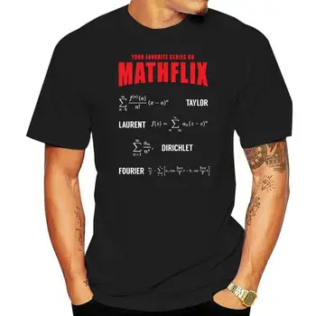 Homens de manga Curta camiseta Mathflix Matemática T-Shirt das Mulheres t-shirt