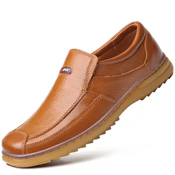 Homens sapatos de couro 2021 primavera homens de negócios casual de couro genuíno sapatos de couro bovino tendão único macho sapatos