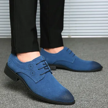 Homens Sapatos Novilho Oxfords Sapatos Para Homens Respirável Formal de Casamento Sapatos de Homens Leaher Sapatos 2021 novo rty6