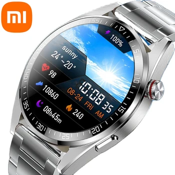 Huawei 2022 Novo Smartwatch Amoled Full Grande Ecrã de Chamada Bluetooth Smart Watch Homens IP68 AI Assistente de Voz 454*454 TWS Fone de ouvido