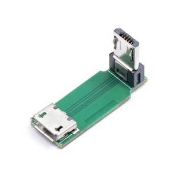 IFlight L-Tipo de Placa do Adaptador Micro USB Macho Para Fêmea Extensão Conselho 27X9X12mm para RC FPV Corrida de Controlador de Vôo Peças DIY