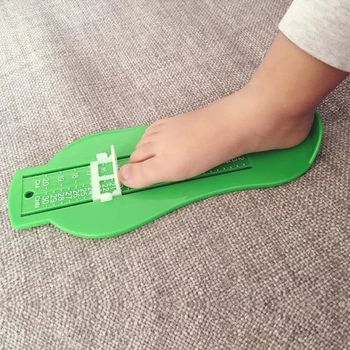 Infantil Pé Medida de Bitola Ajustável Plástico ABS crianças, Crianças Sapatos Tamanho de Medição de Ferramenta 
