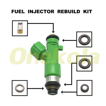 Injetor de combustível Serviço de Reparo Kit de Filtros de Orings Selos de Ilhós para 2009-2014 Nissan Murano 3.5 L V6 VQ35DE 16600-JK20A