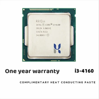 Intel Core i3 4160 Dual Core 3.60 GHz Haswell CPU 5 GT/s 3 MB SR1PK LGA1150 Processador