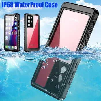 IP68 Waterproof Case Para Samsung Galaxy S21 S22 Ultra FE S20 Mais S10 S9 S8 Nota 20 Ultra Note10 A51 A52 de Mergulho, Nadar Tampa