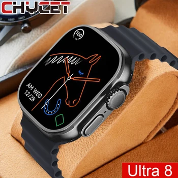 IWO Smart Watch Homens Ultra-Série 8 Smartwatch Mulheres de Esportes de Chamada Bluetooth Relógio de frequência Cardíaca de Fitness Tracker 1.99 Polegadas Tela HD