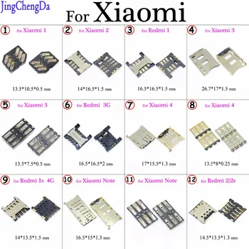 JCD Novo para Xiaomi 1 2 3 4 Nota Compacto Sim do Leitor de Cartão do Titular Bandeja de Fenda Soquete Para xiaomi para Redmi 1 1s 2 2s 3G 4G