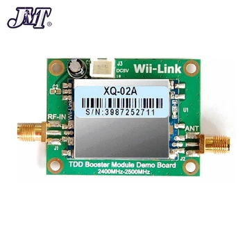 JMT 2,4 G Amplificador de Sinal Booster de Sinal de 2,4 GHz 2W de Alta Freqüência ZigBee Sinal Amplificador de Impulsionar o Módulo de DEMONSTRAÇÃO da Placa com Antena