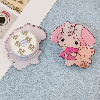 Kawaii Sanrio Mymelody De Telefone Do Suporte De Desenhos Animados Anime Kirby Retrátil Stand Telefone Tablet Acessórios De Parede Pingente Decorativo Presentes