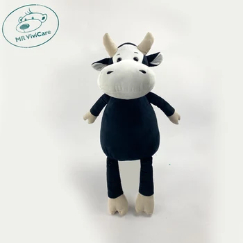 Kawaii Vaca Preta Gado Bull Brinquedos De Pelúcia Animais De Pelúcia Boneca Pingente De Bebê, Crianças, Crianças Meninos Bonitos Presentes De Aniversário Em Casa De Decoração De Quarto