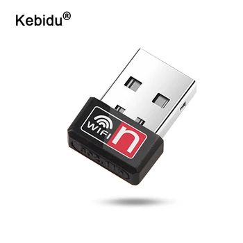 kebidu MT7601 Mini USB Wireless Adaptador de wi-Fi Dongle Receptor de Rede da Placa de rede do PC 150Mbps USB 2.0 Placa de Rede sem Fio